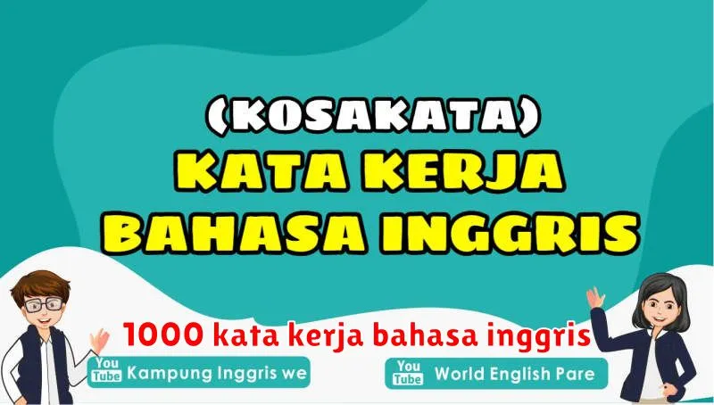 1000 kata kerja bahasa inggris