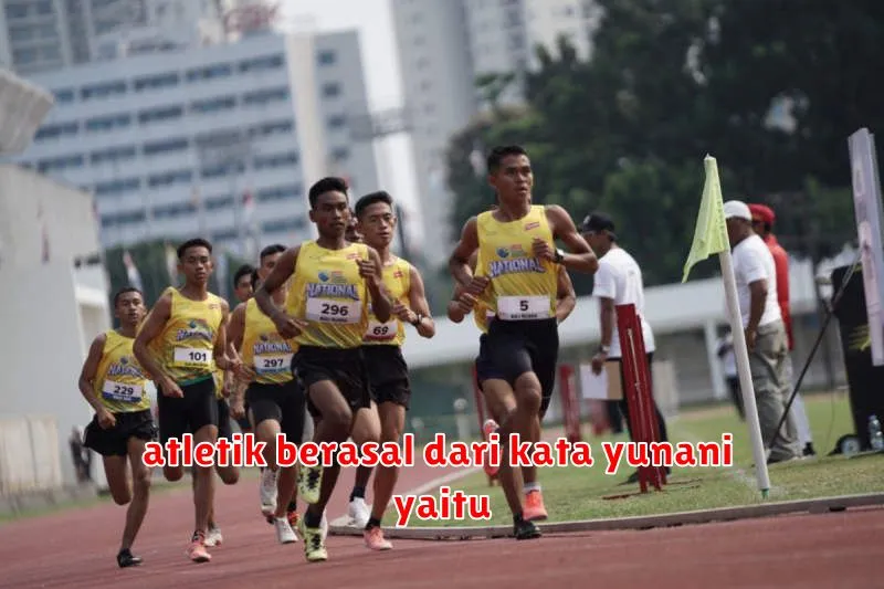 atletik berasal dari kata yunani yaitu