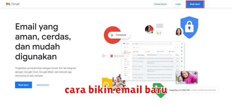 cara bikin email baru