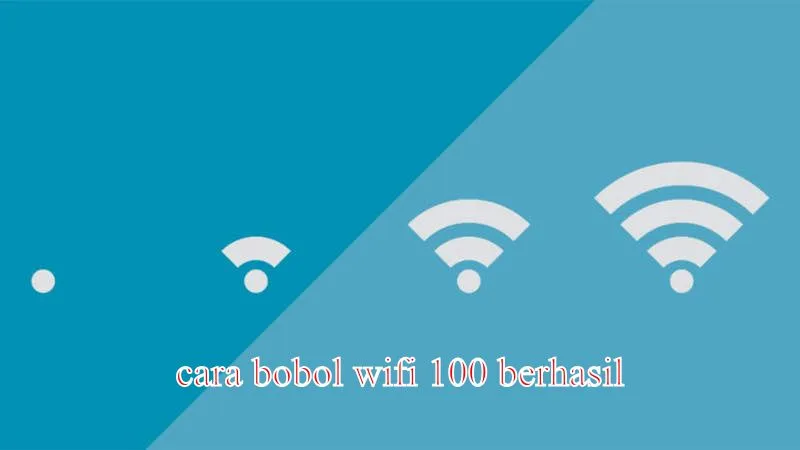 cara bobol wifi 100 berhasil