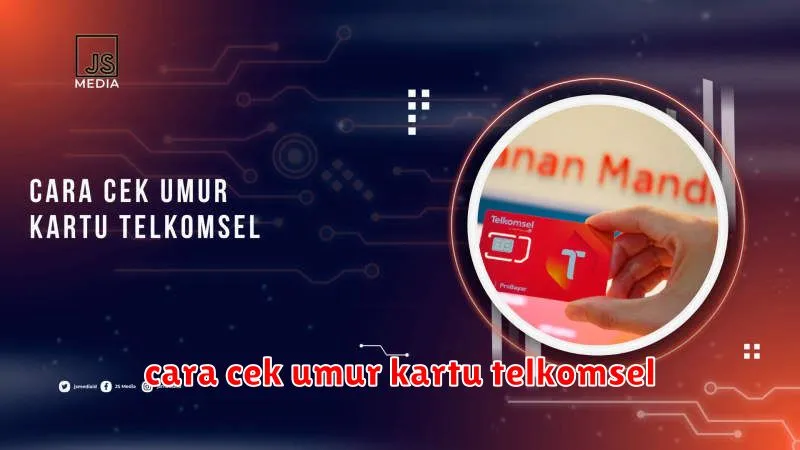 cara cek umur kartu telkomsel