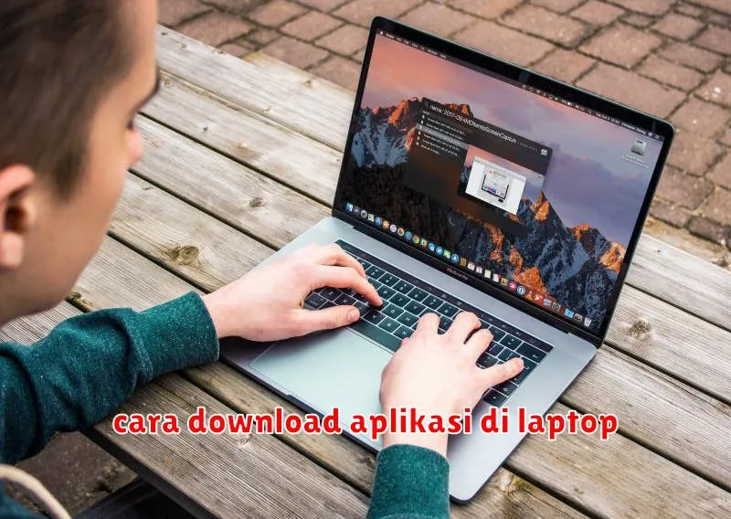 cara download aplikasi di laptop