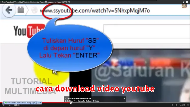 cara download video youtube