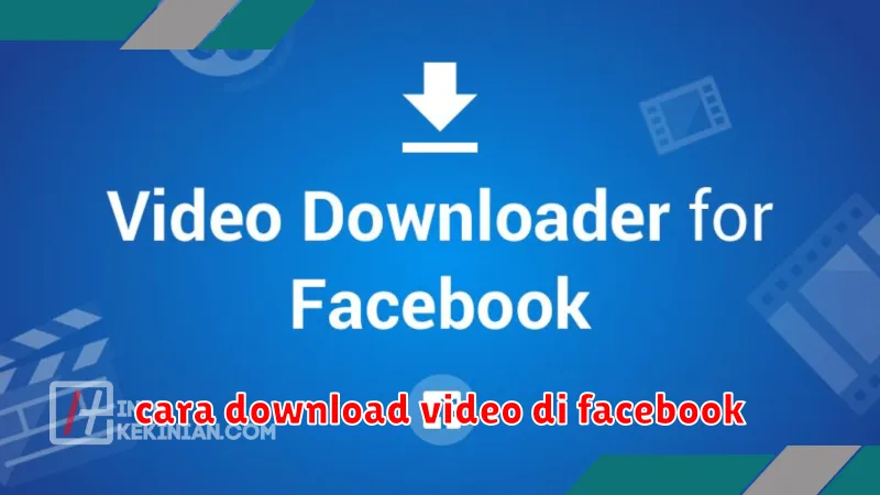 cara download video di facebook