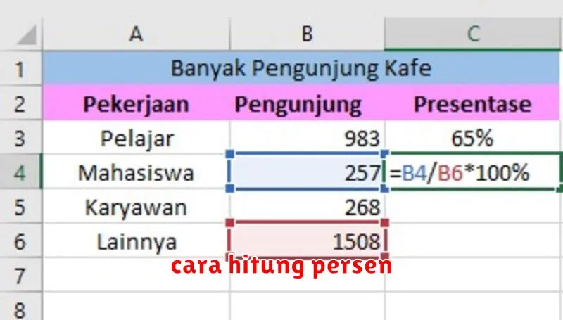 cara hitung persen