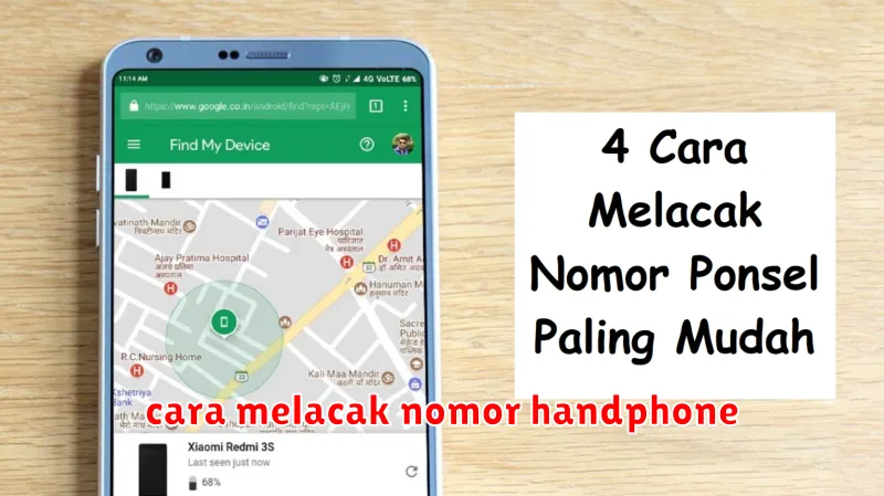 cara melacak nomor handphone