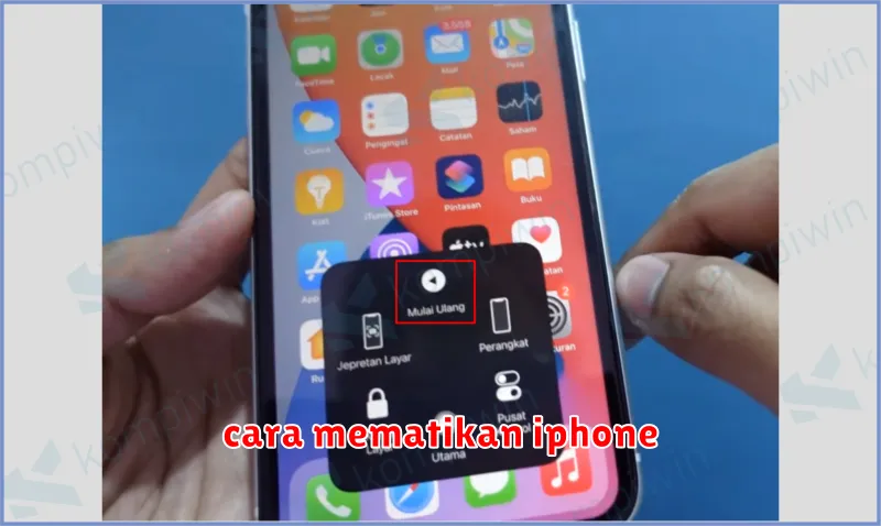 cara mematikan iphone