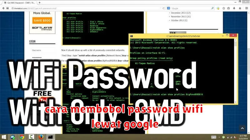 cara membobol password wifi lewat google