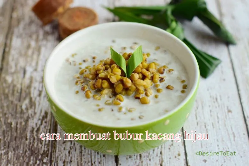 cara membuat bubur kacang hijau