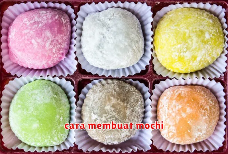 cara membuat mochi