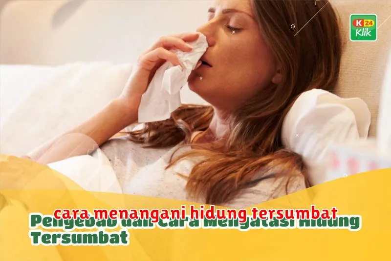 cara menangani hidung tersumbat