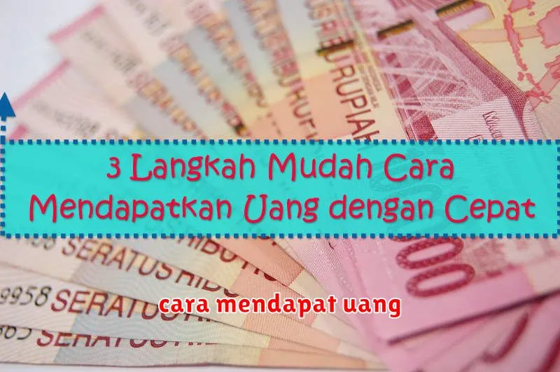 cara mendapat uang