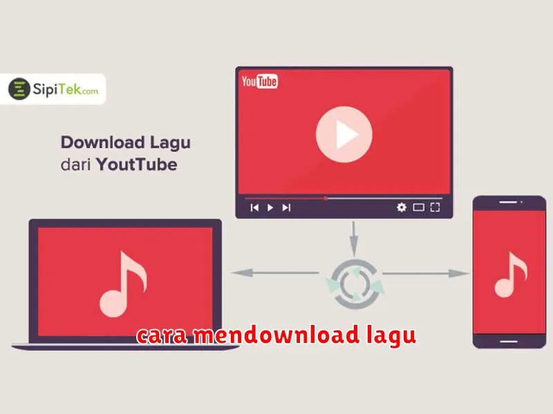 cara mendownload lagu