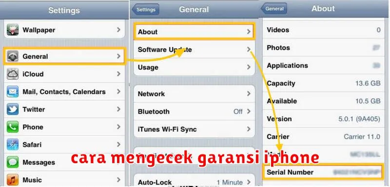 cara mengecek garansi iphone