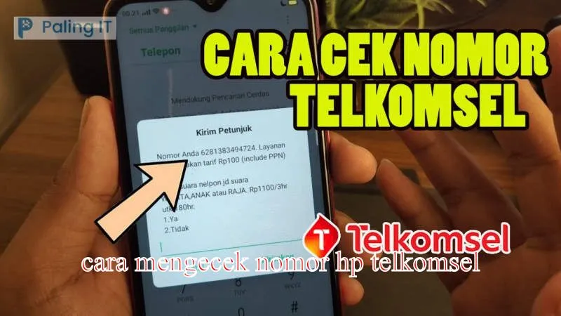 cara mengecek nomor hp telkomsel