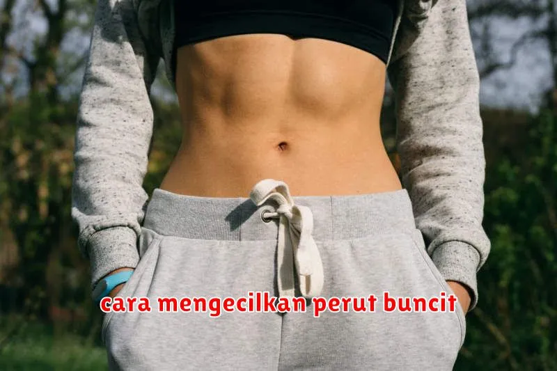 cara mengecilkan perut buncit