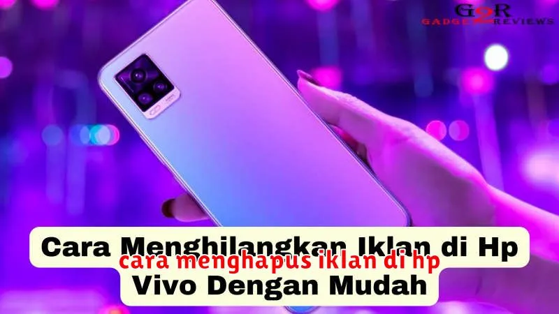 cara menghapus iklan di hp