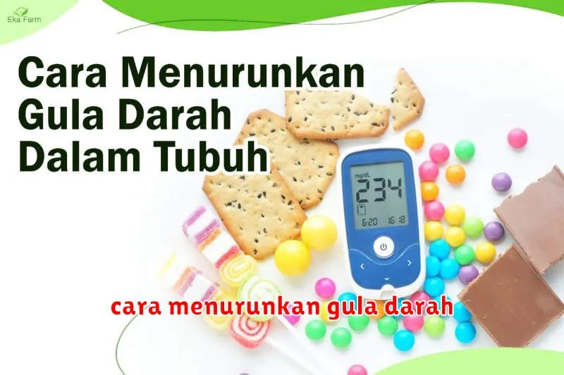 cara menurunkan gula darah