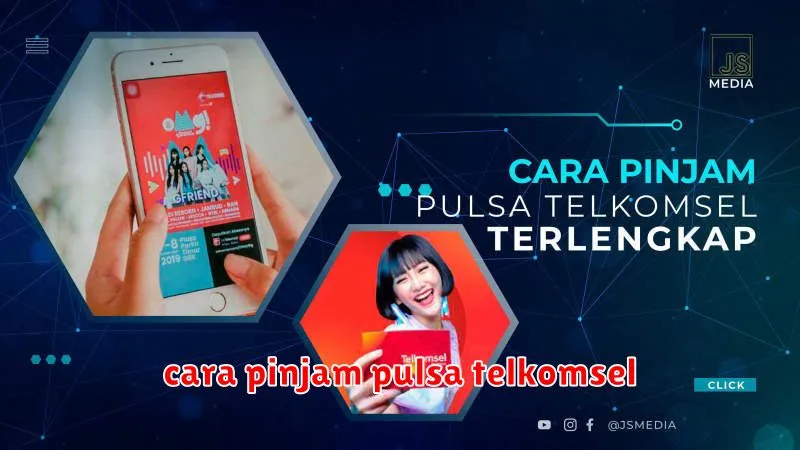 cara pinjam pulsa telkomsel