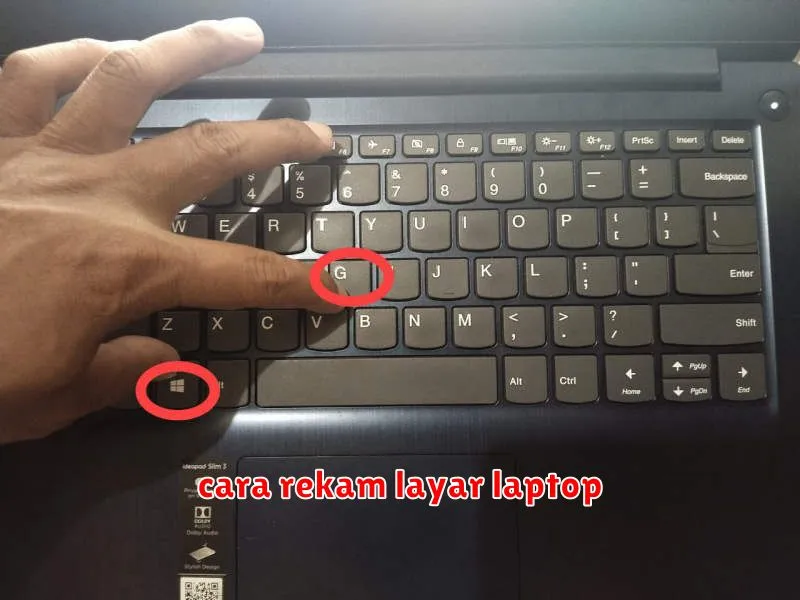 cara rekam layar laptop