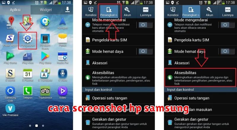 cara screenshot hp samsung