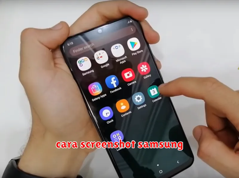 cara screenshot samsung