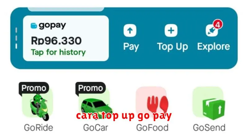 cara top up go pay