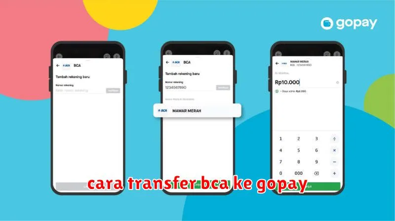 cara transfer bca ke gopay