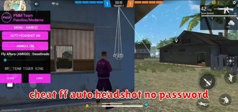 cheat ff auto headshot no password