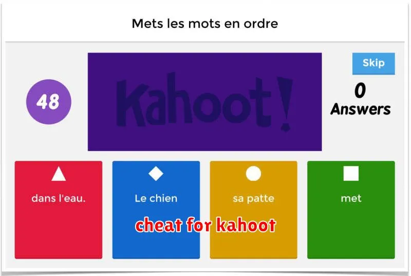 cheat for kahoot