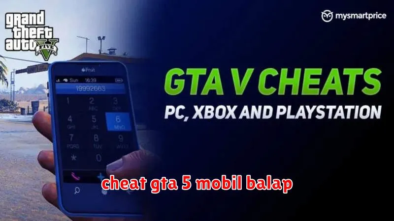 cheat gta 5 mobil balap