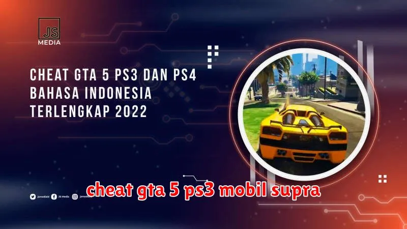 cheat gta 5 ps3 mobil supra