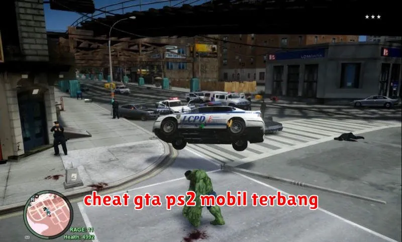 cheat gta ps2 mobil terbang