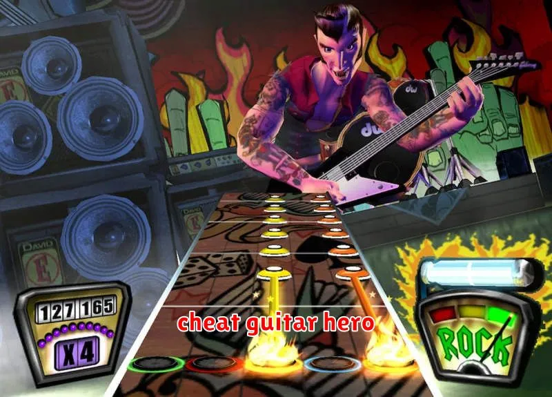 cheat guitar hero