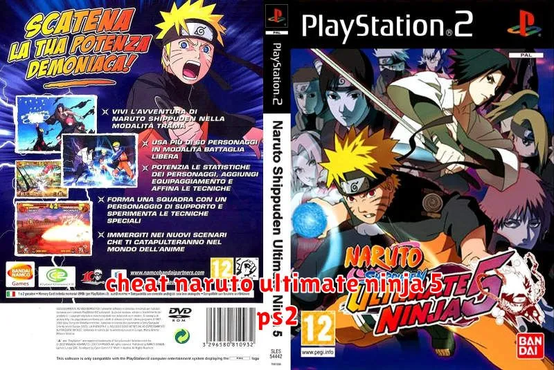 cheat naruto ultimate ninja 5 ps2