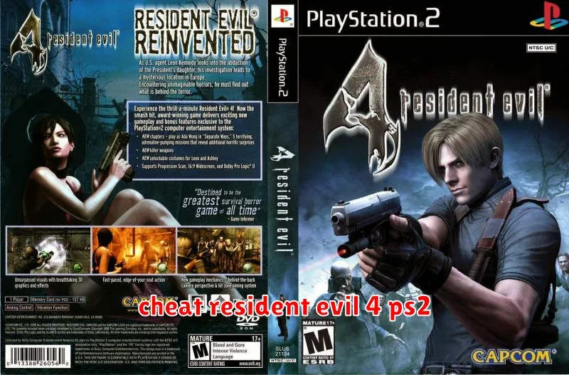 cheat resident evil 4 ps2