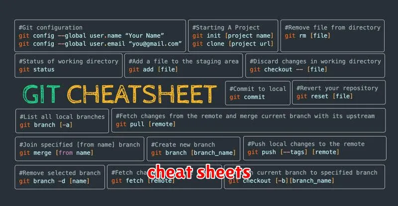 cheat sheets