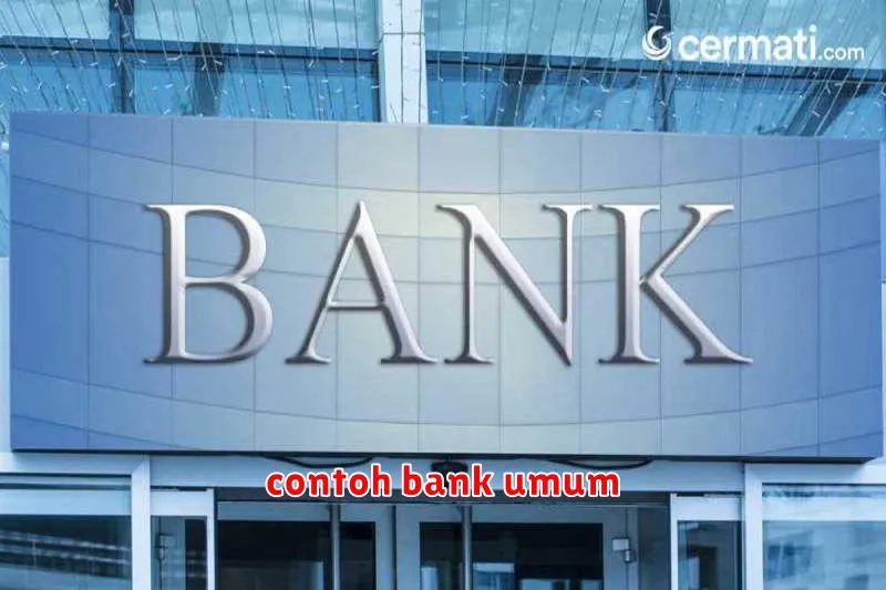 contoh bank umum