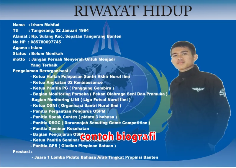 contoh biografi