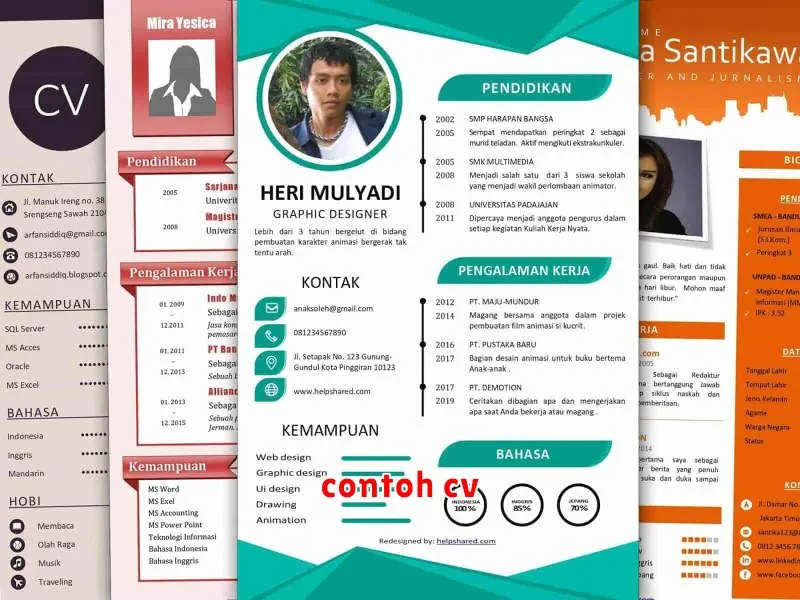 contoh cv