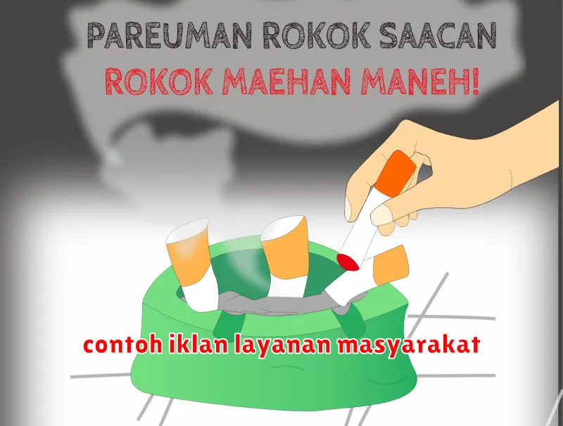 contoh iklan layanan masyarakat