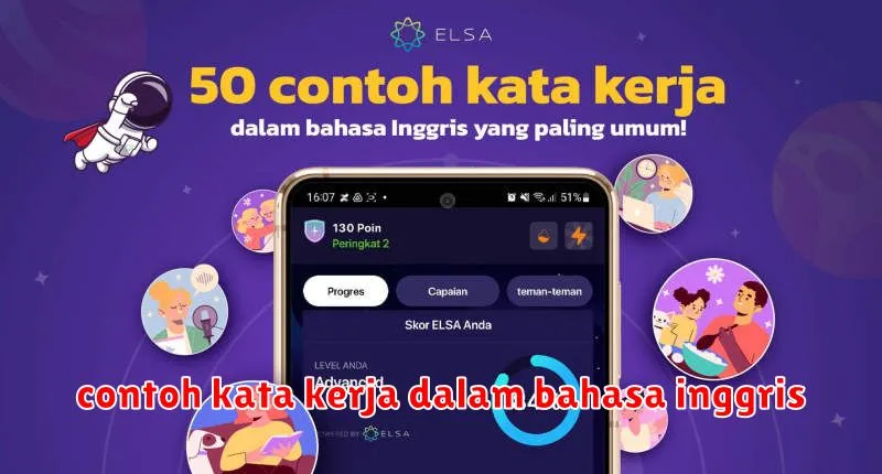 contoh kata kerja dalam bahasa inggris