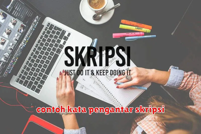 contoh kata pengantar skripsi