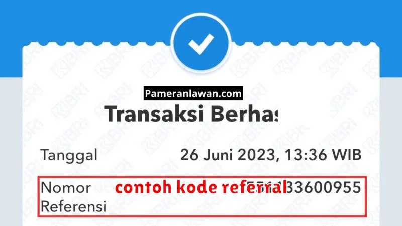 contoh kode referral