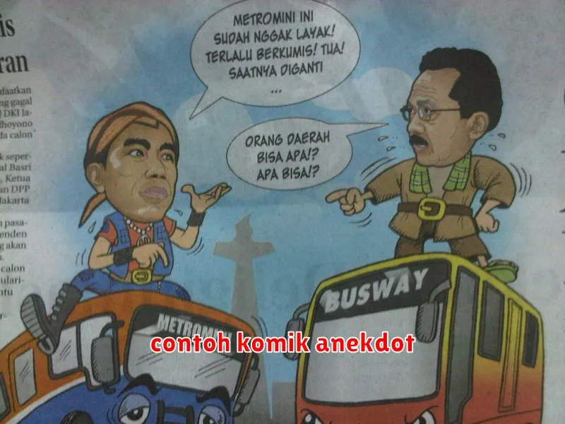 contoh komik anekdot