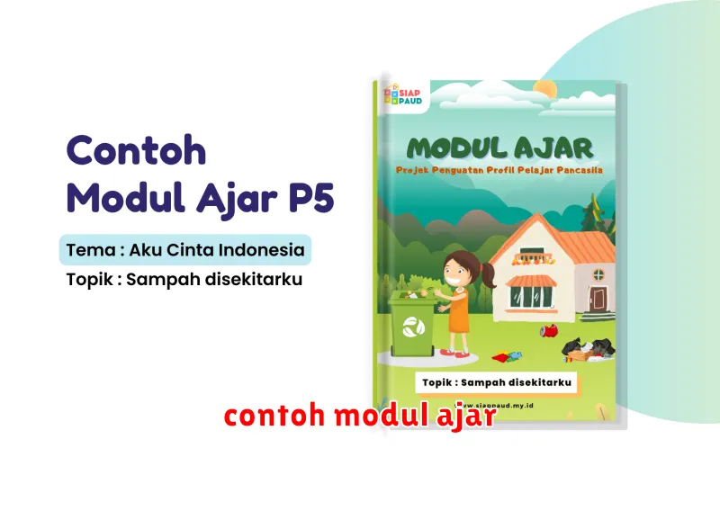 contoh modul ajar