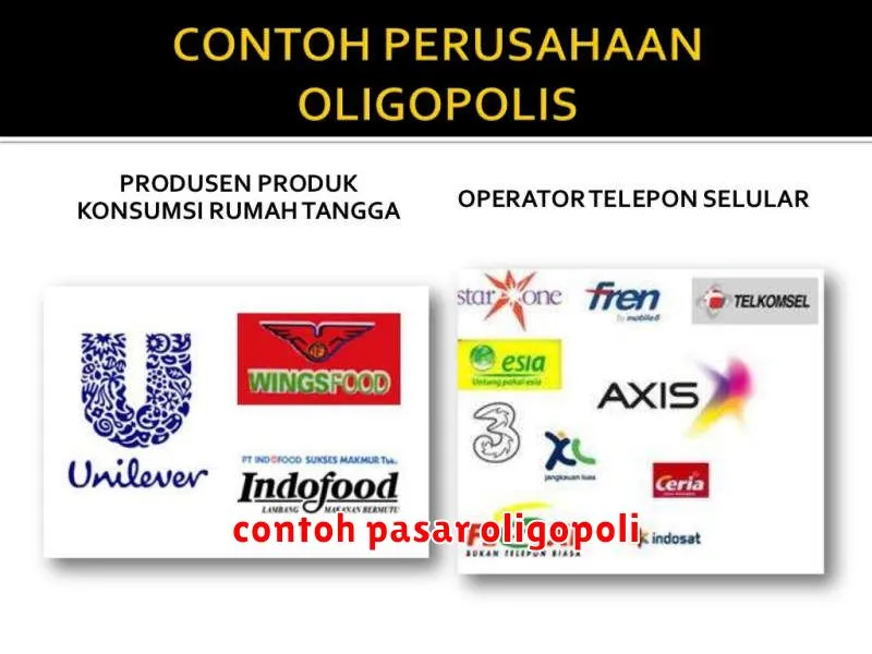 contoh pasar oligopoli