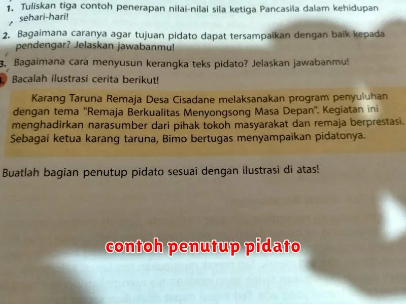 contoh penutup pidato