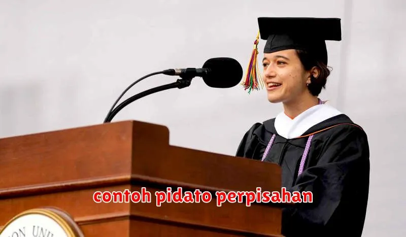 contoh pidato perpisahan