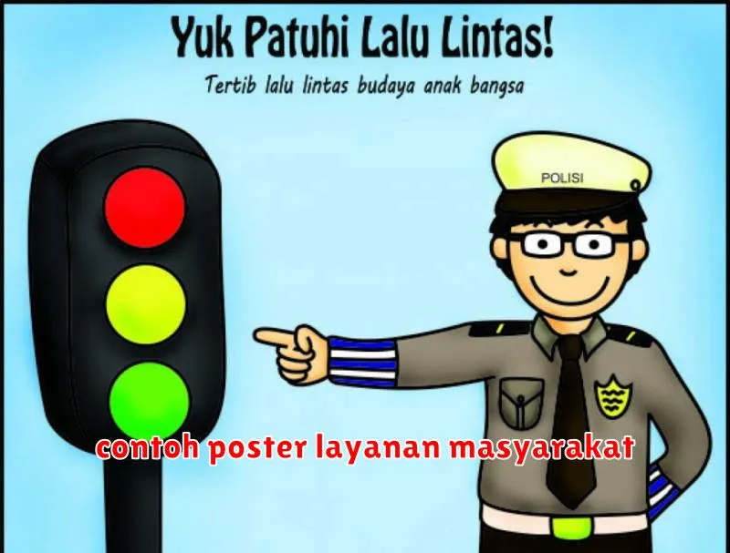 contoh poster layanan masyarakat